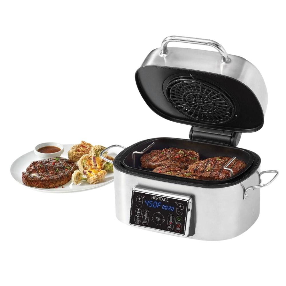 Heritage - Gril et friteuse à air d'intérieur 7-en-1