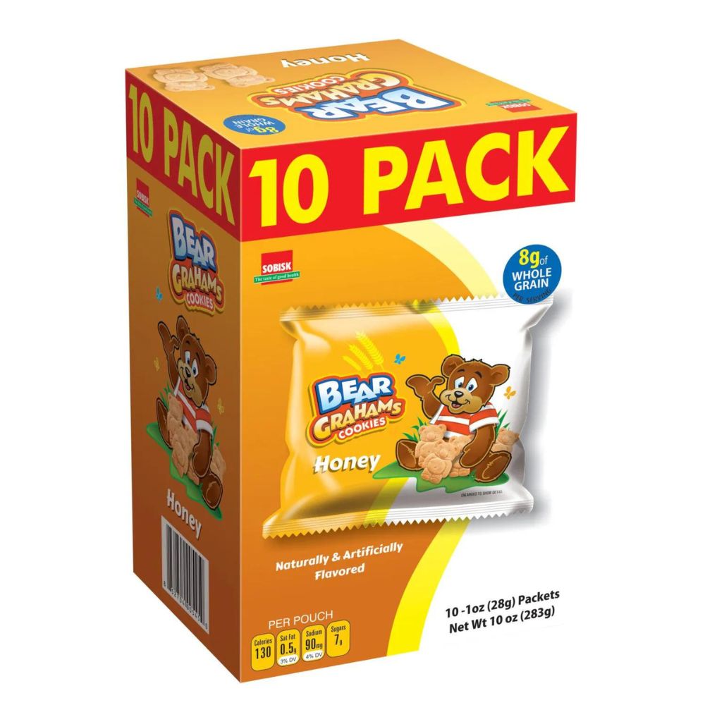 Sobisk - Biscuits graham au miel en forme d'ours