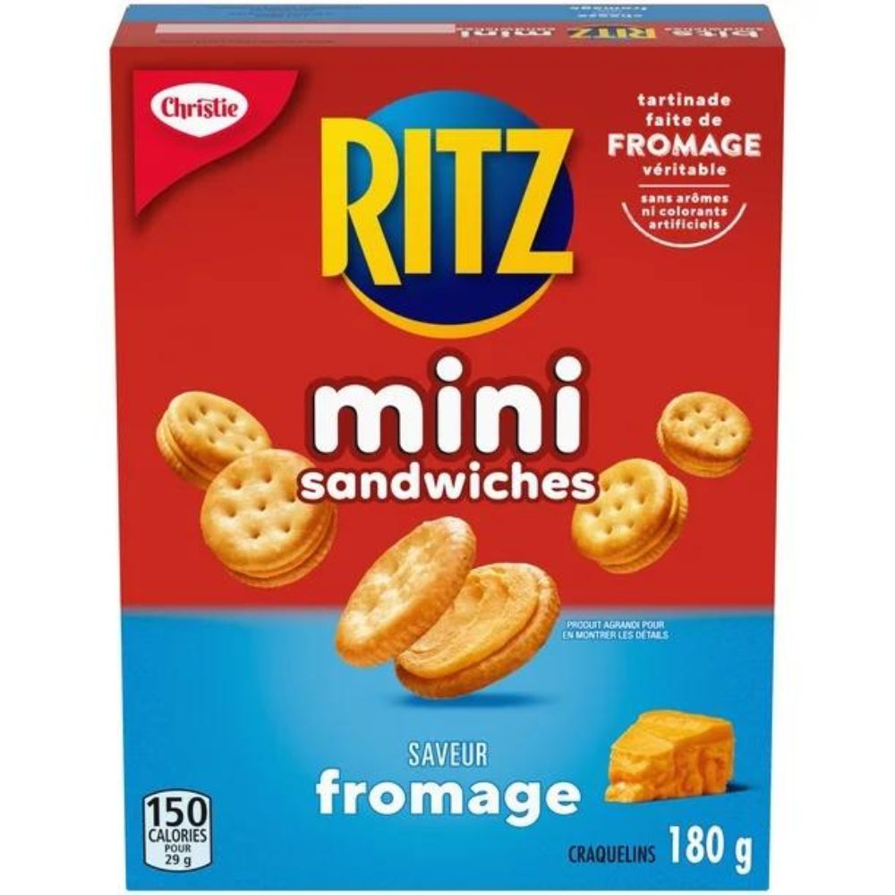 Christie - Mini Ritz cheese-flavored sandwiches, 180 g