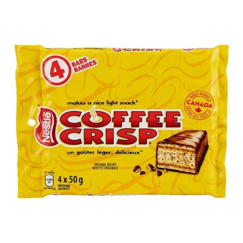 Nestlé - Coffee Crisp, multipack 4 x 50 g