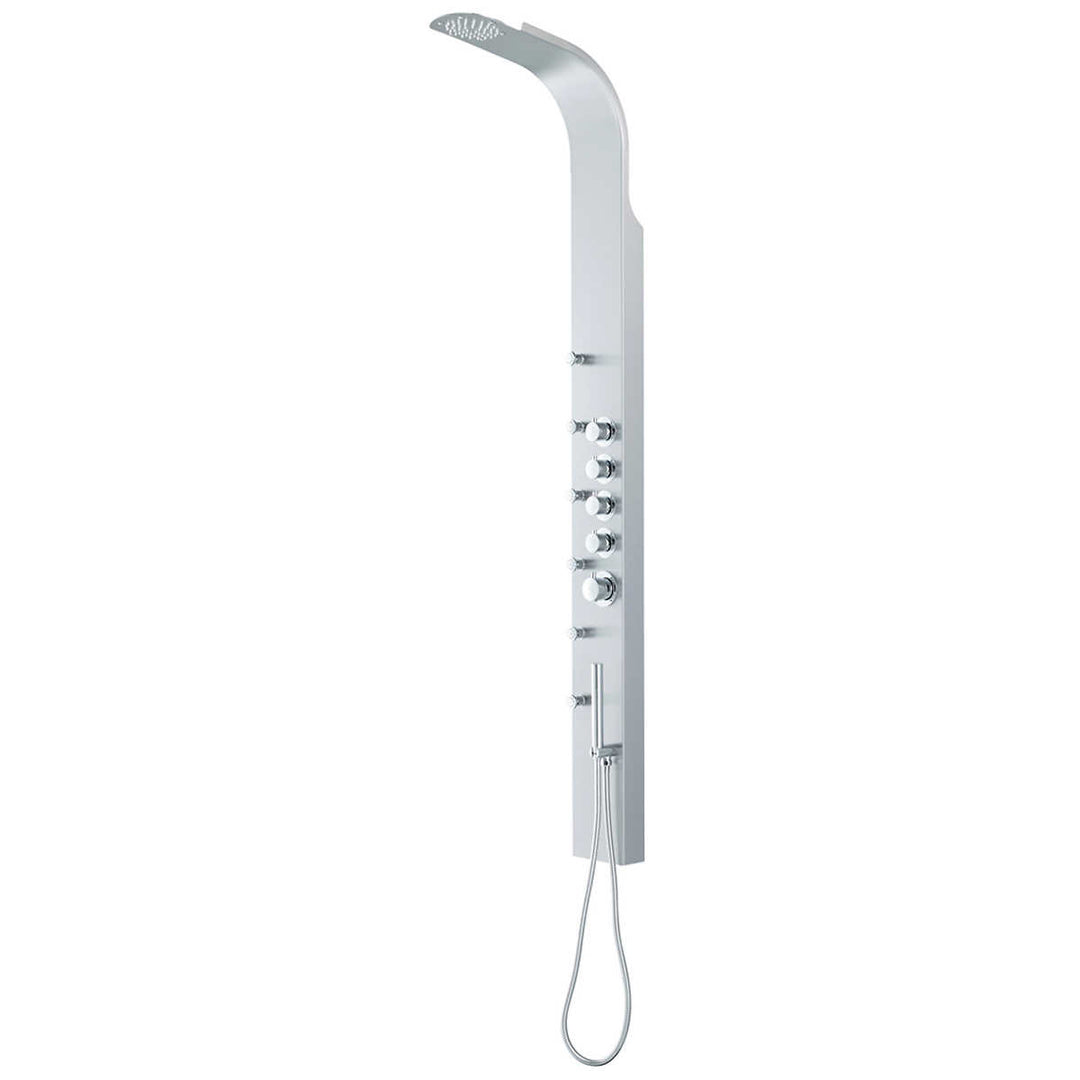 VIGO - Brielle Shower Panel System with Rainfall Showerhead