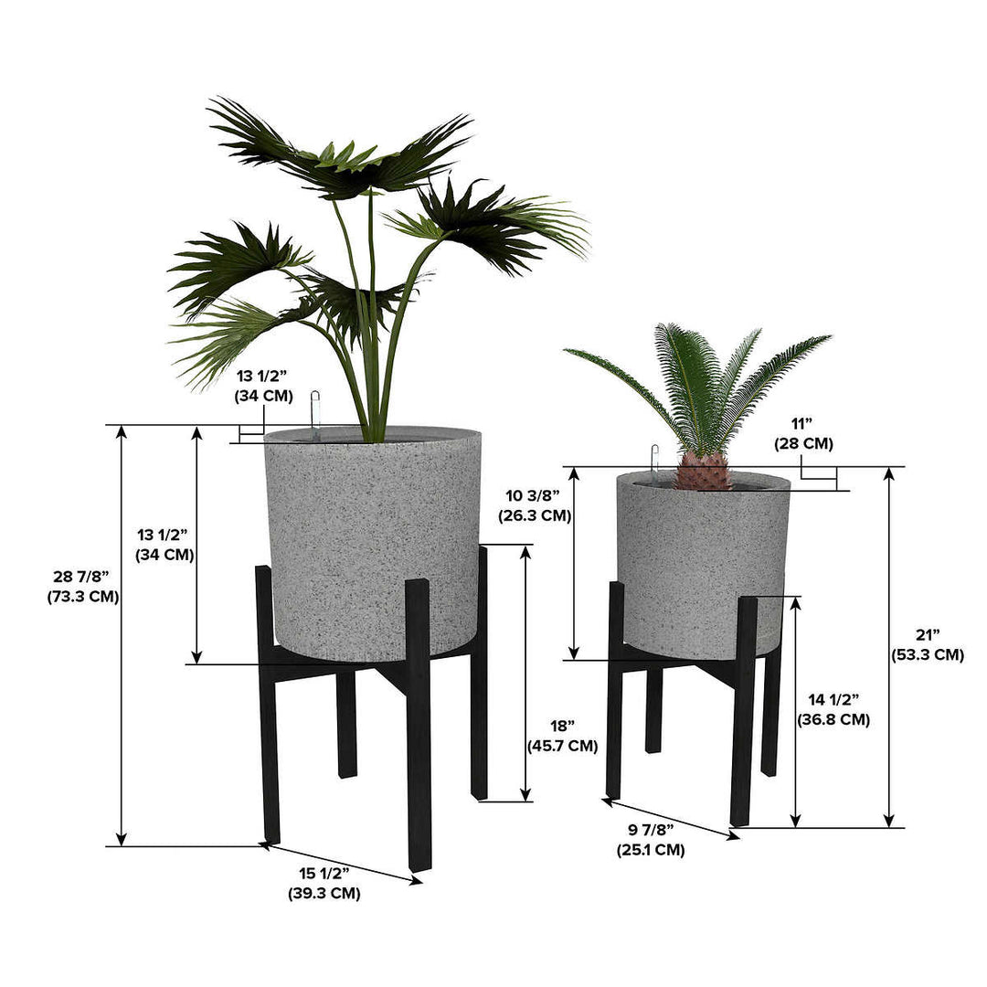 Vita Växa - Jardinières, ensemble de 2