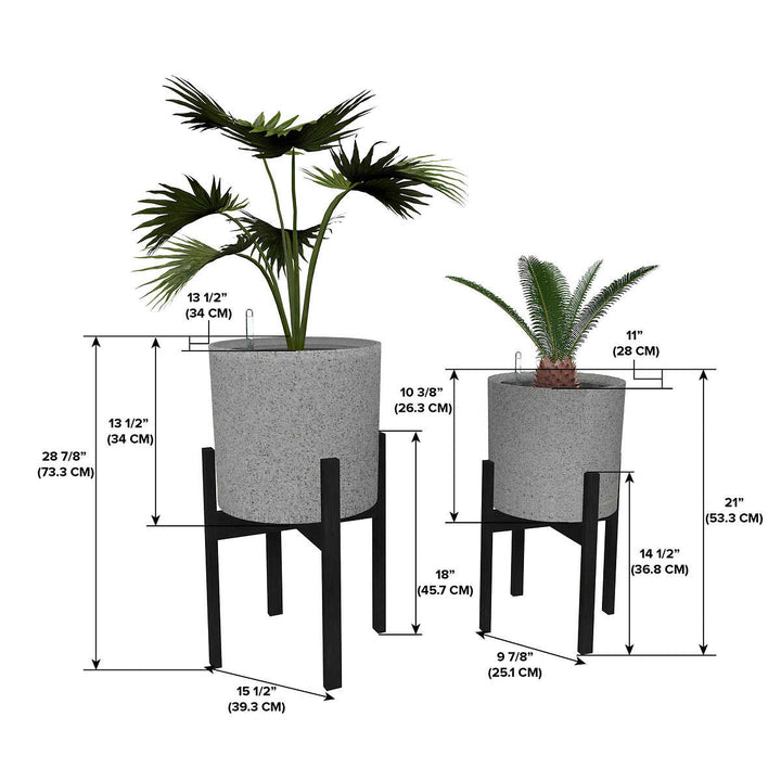 Vita Växa - Jardinières, ensemble de 2