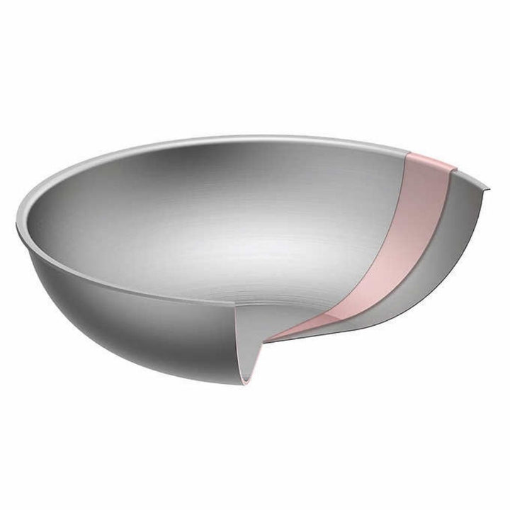 Linkfair - Wok avec couvercle et cuiseur vapeur de 12,5 po