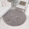 Mon Chateau Round Faux Fur Rug