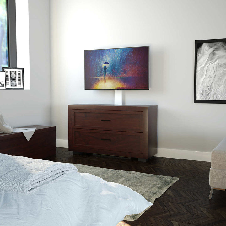 AVF - Support de télé pour plancher, pour télé allant jusqu’à 80 po