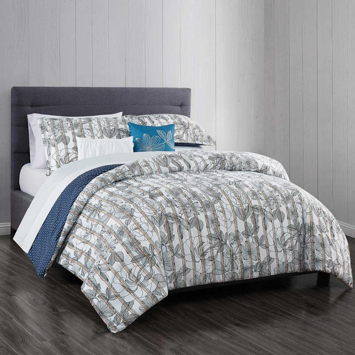 Chelsea Park - Ensemble de couvre-lit à 5 pièces, Patio Stripe