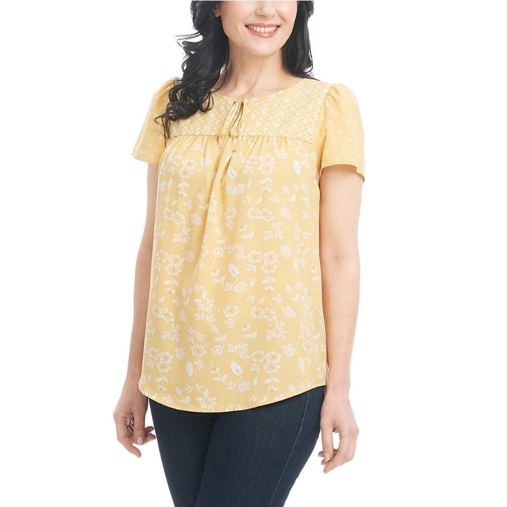 Dalia - Blouse tissée à imprimé