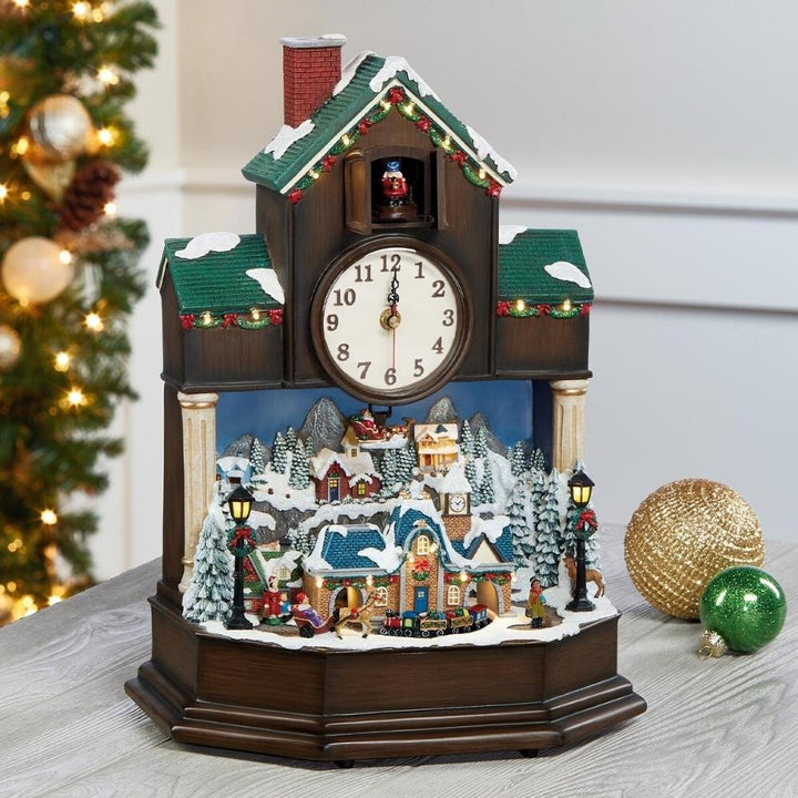 Horloge coucou musique de Noël