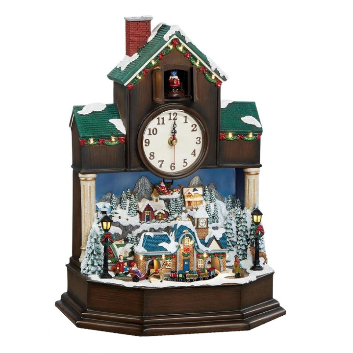 Horloge coucou musique de Noël