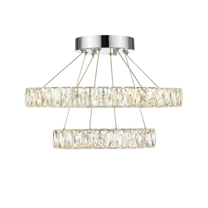 OVE - Luminaire semi-plafonnier suspendu à DEL intégrées