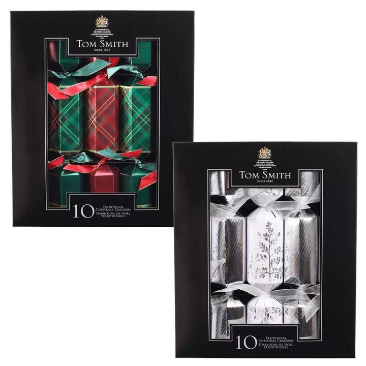 Tom Smith - Ensemble de 10 diablotins de Noël de luxe