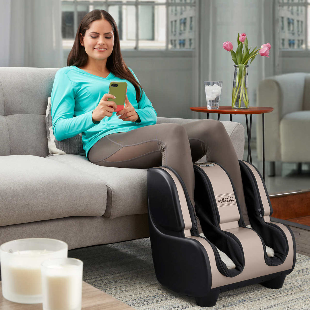 HoMedics - Masseur pour pieds et mollets avec chaleur apaisante