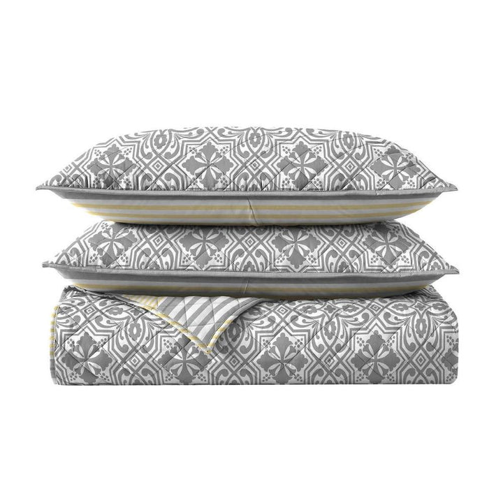 Martha Stewart - Ensemble couvre-lit 3 pièces