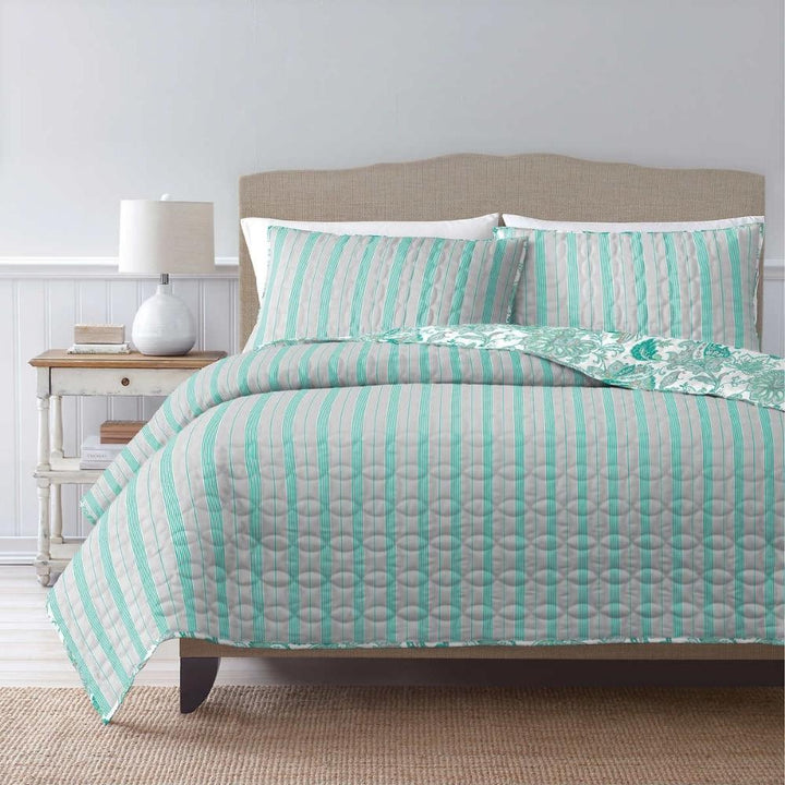 Martha Stewart - Ensemble couvre-lit 3 pièces