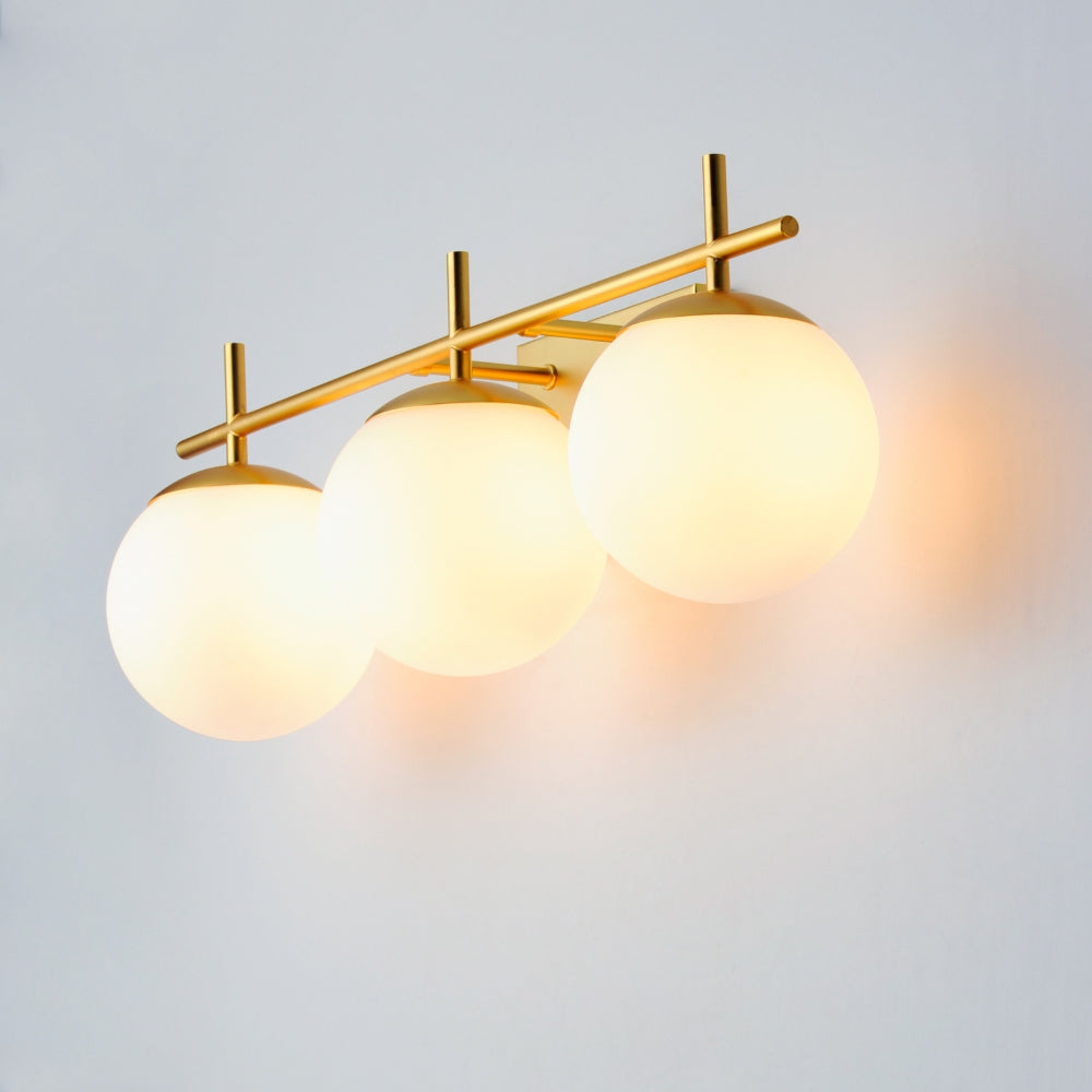 Maxim Lighting - Luminaire de vanité de salle de bain à 3 lumières, LOLLI