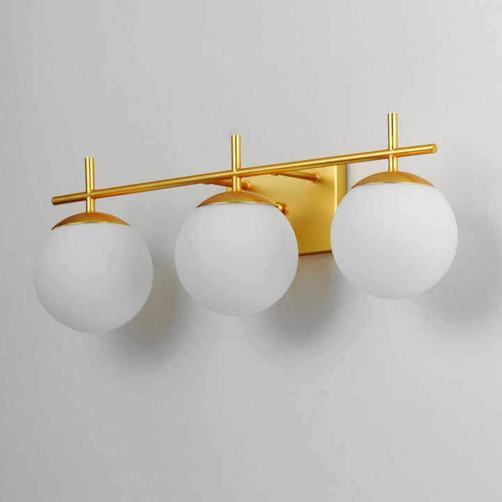 Maxim Lighting - Luminaire de vanité de salle de bain à 3 lumières, LOLLI
