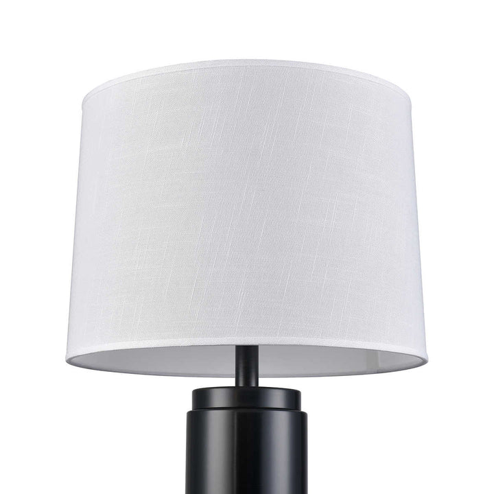 Bridgedport Design - Lampes à pied avec cylindre métallique, ensemble de 2