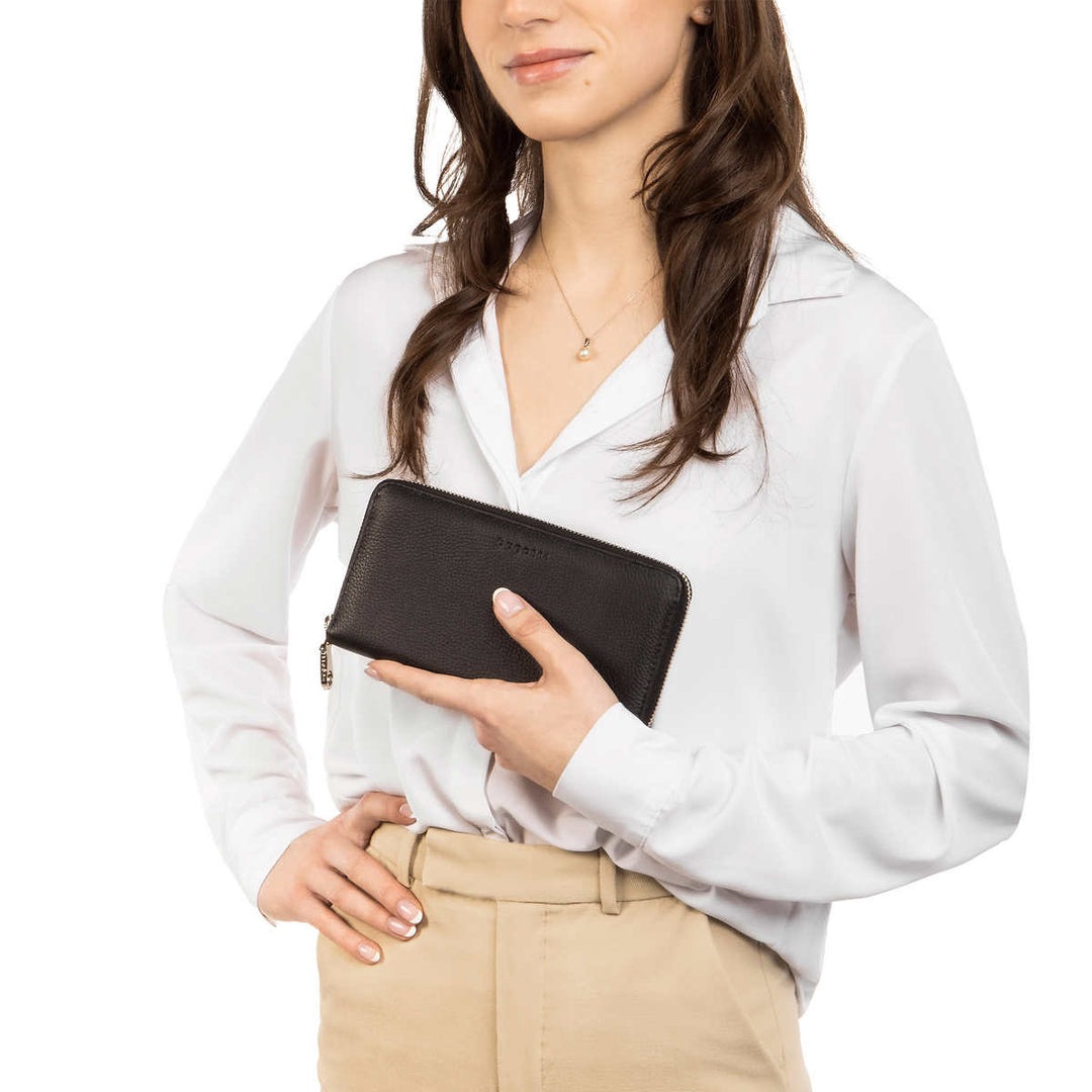 Bugatti – Portefeuille en cuir véritable