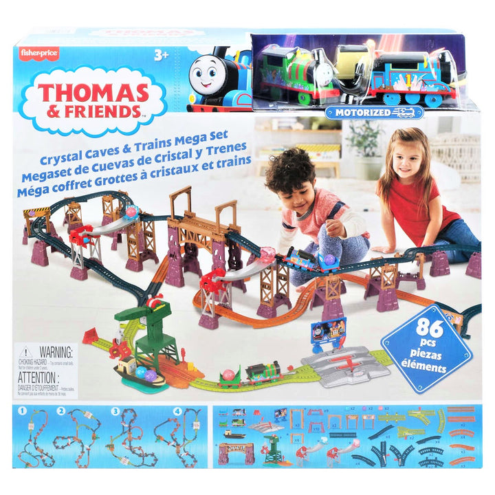 Fisher-Price® – Thomas et ses amis – Méga coffret grottes à cristaux et trains