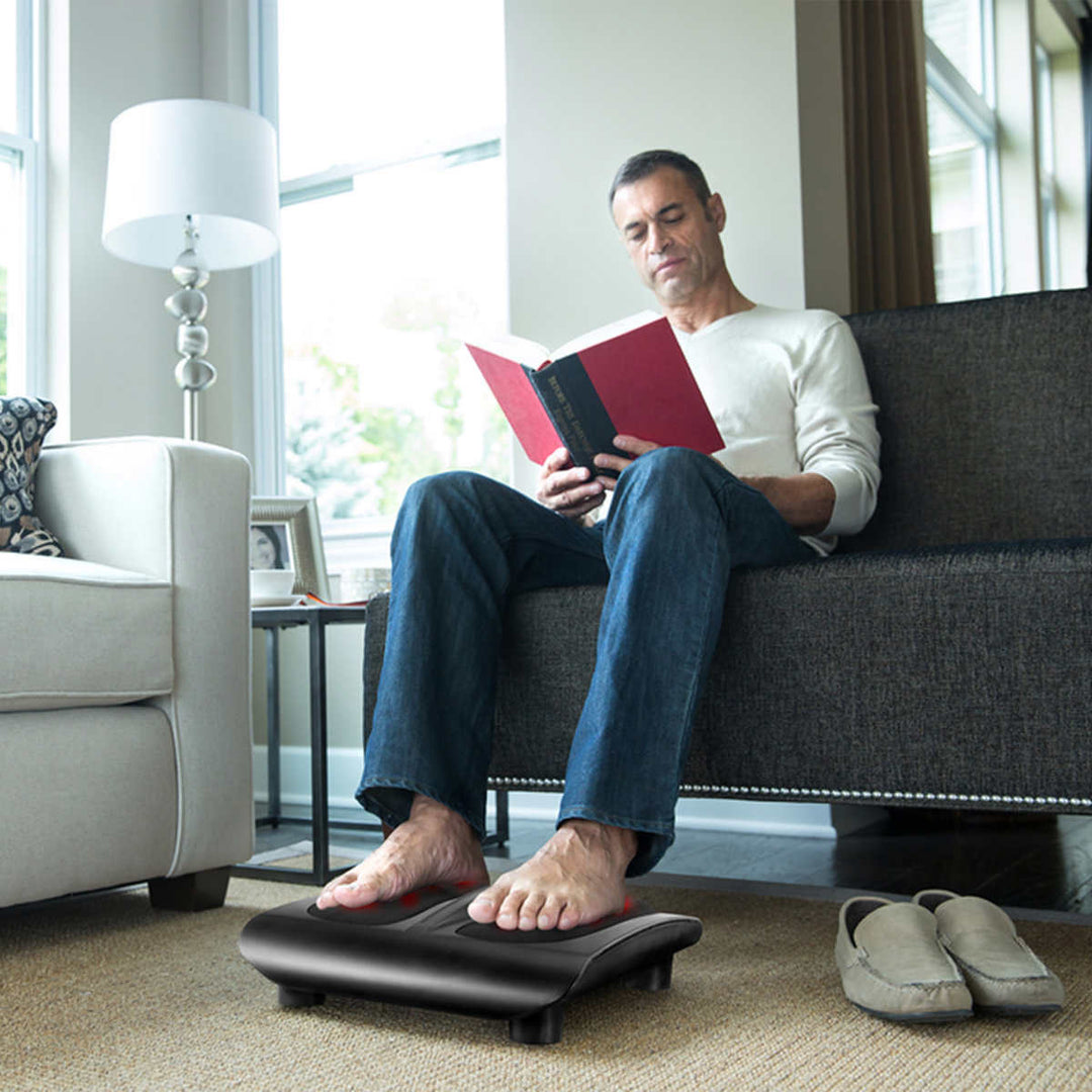 HoMedics - Masseur de pieds doux au toucher avec chaleur