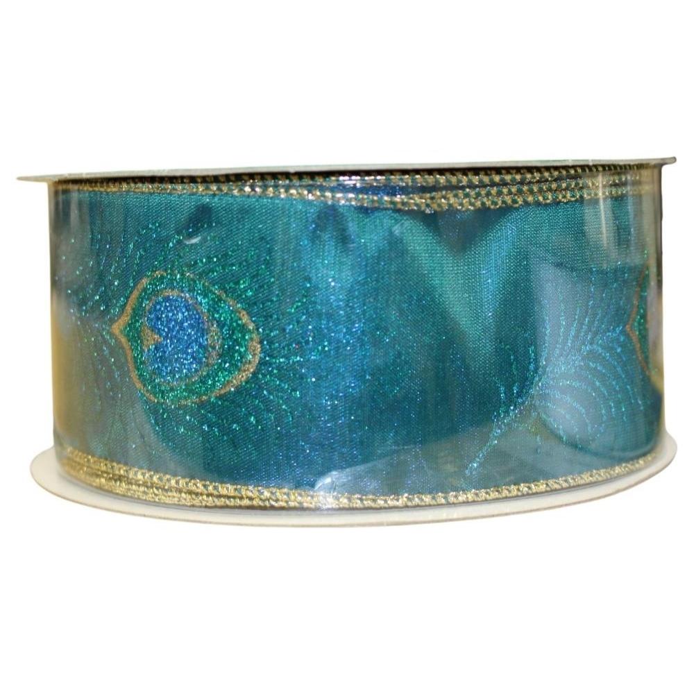 Kirkland Signature - Ruban de Noël bordé de fil de fer