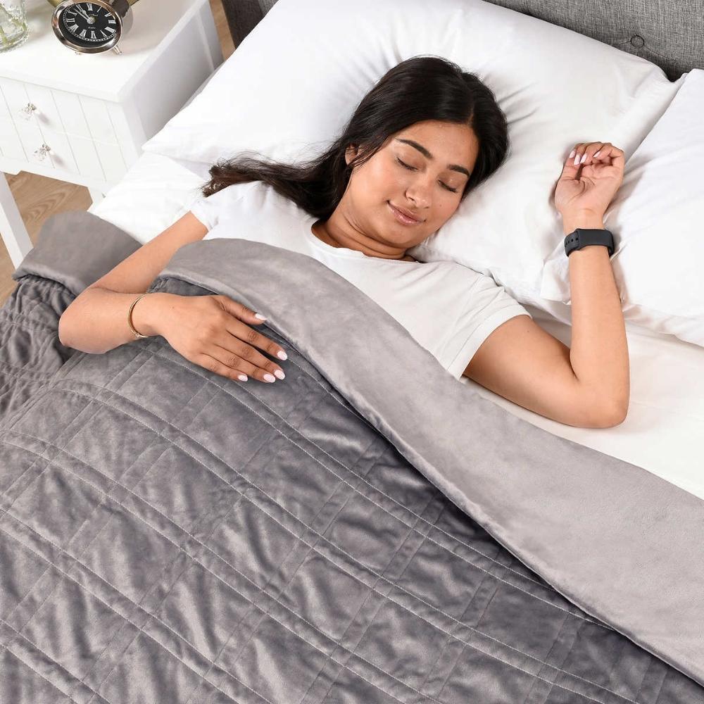 Life Comfort - Couverture lestée 6.8 kg (15 lb) avec housse amovible