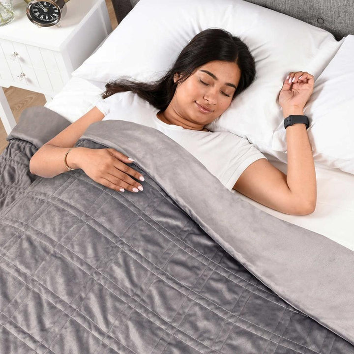 Life Comfort - Couverture lestée 6.8 kg (15 lb) avec housse amovible