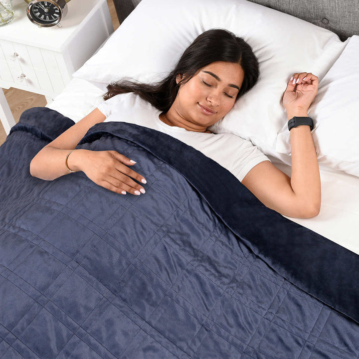 Life Comfort - Couverture lestée 6.8 kg (15 lb) avec housse amovible