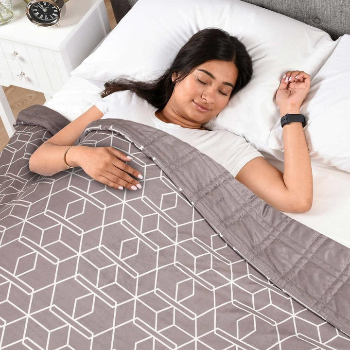 Life Comfort - Couverture lestée 6.8 kg (15 lb) avec housse amovible