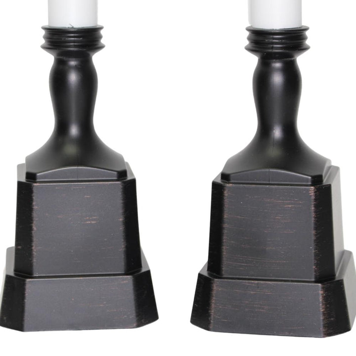 Illumaflame - Ensemble de 2 chandeliers à DEL