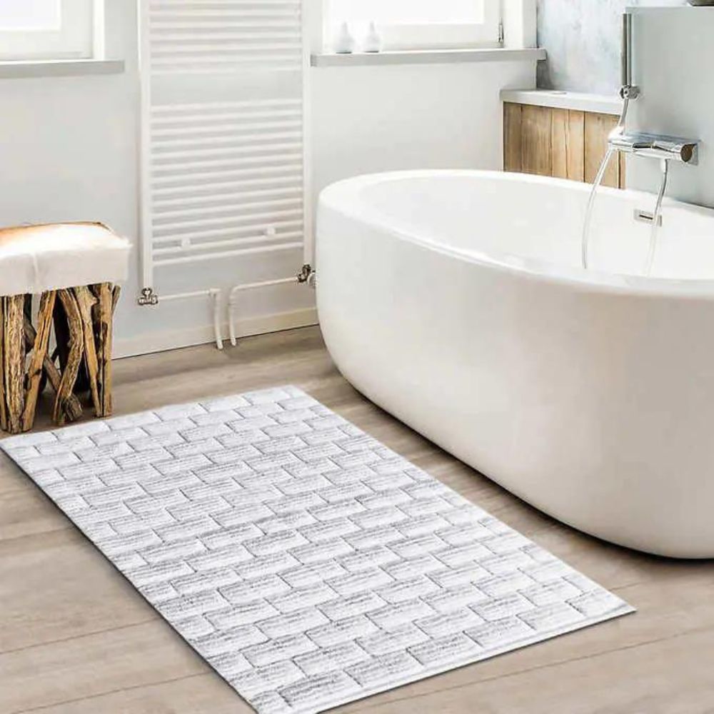 Blossom and Vines - Tapis de bain en coton