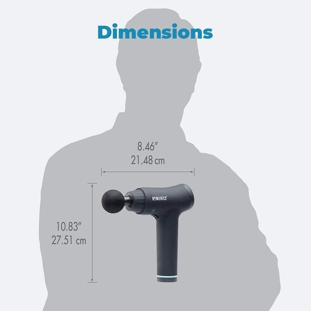 HoMedics® - Pistolet de massage à percussion Therapist Select Plus