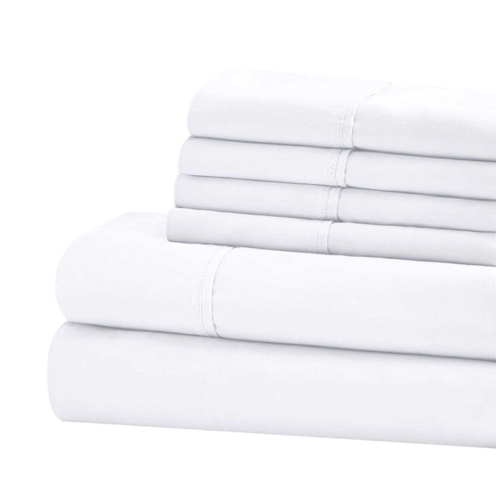 Beautyrest Black - Ensemble de draps en coton BCI 6 pièces 300 fils