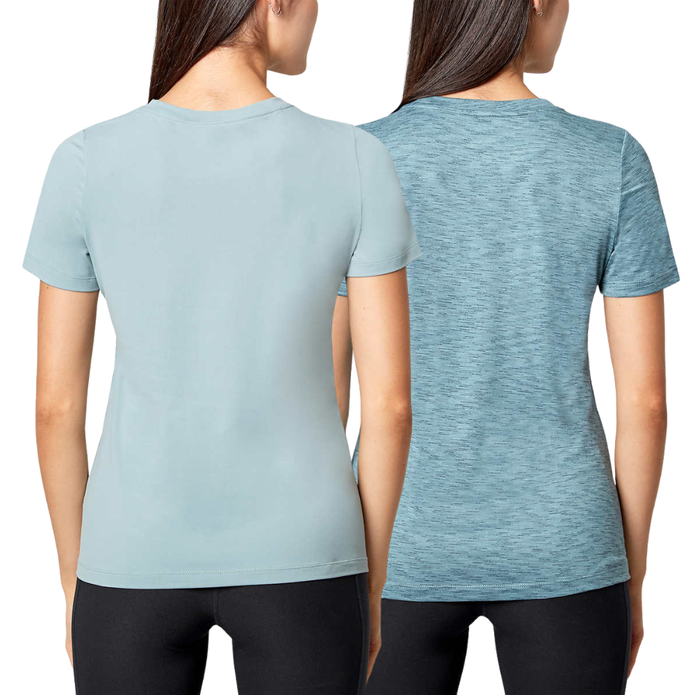 Mondetta – Chandail à manches courtes, paquet de 2