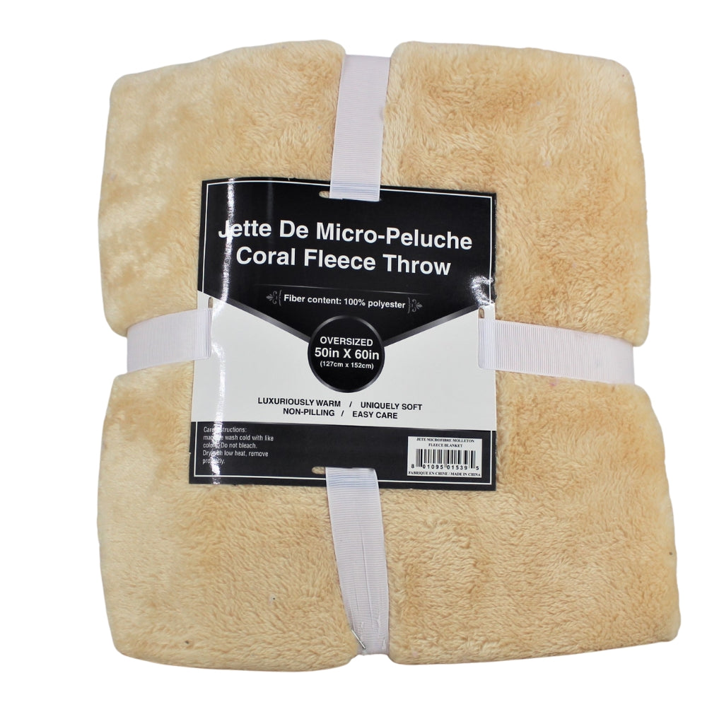 Jeté en micro-peluche