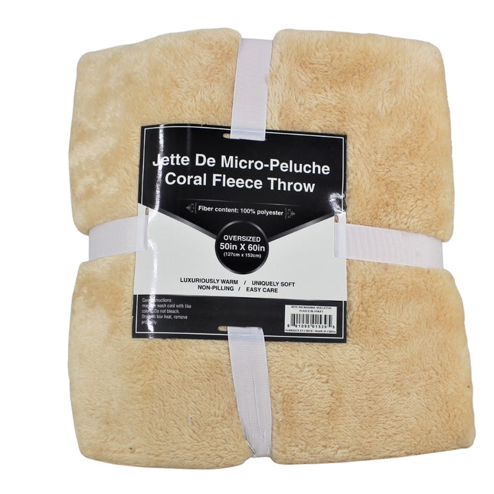 Jeté en micro-peluche